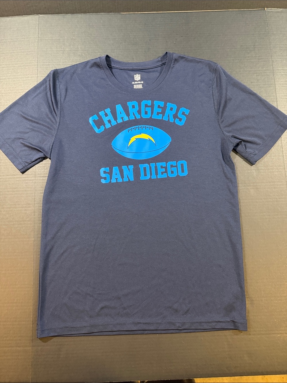 Kids XL - NFL San Diego Chargers Navy Tee w/ Logo